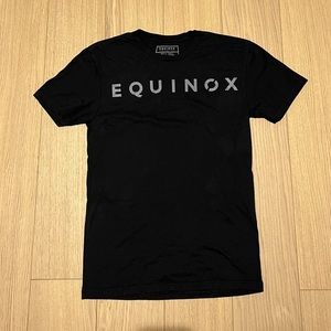 Equinox Logo Graphic Men's Short Sleeve Tee Size L Black